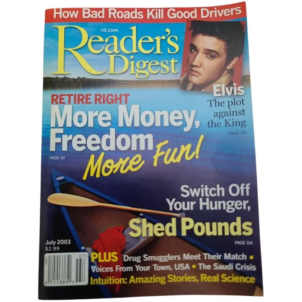 Readers Digest Magazines 34 Issues 2003 - 2009 Vintage Celebrity Health Politics